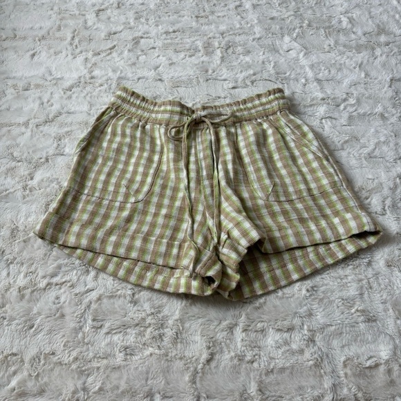 Urban Outfitters Women's Size Small Multicolor Plaid Mya Pull On Shorts - Picture 1 of 5